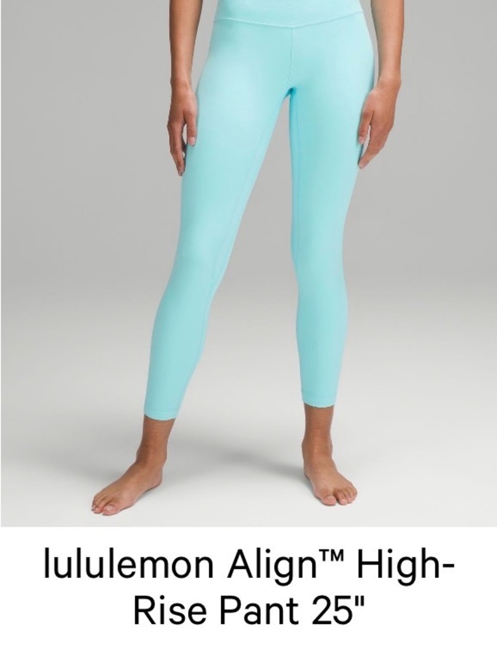 lululemon Align High-Rise Legging in Cyan Blue